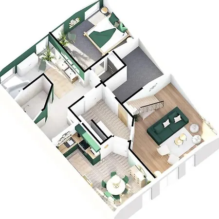 Apartamento Grünblick Oase No1